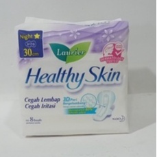 Laurier Healthy Skin Night Wing 30CM ISI 8 buah PEMBALUT (no.18)