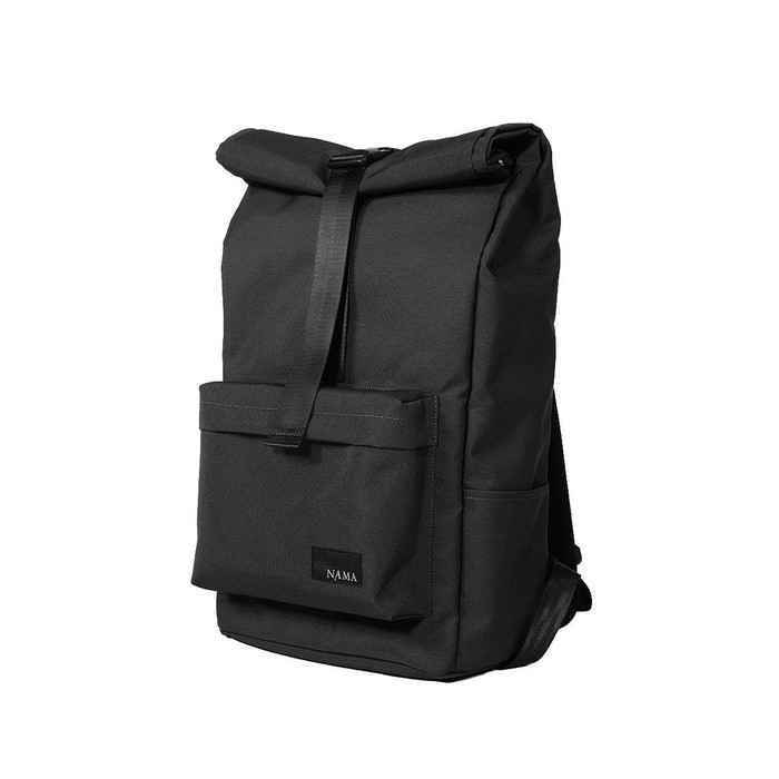 Nama Studios Lite 322 Roll Top Backpack Black Tas  Laptop  