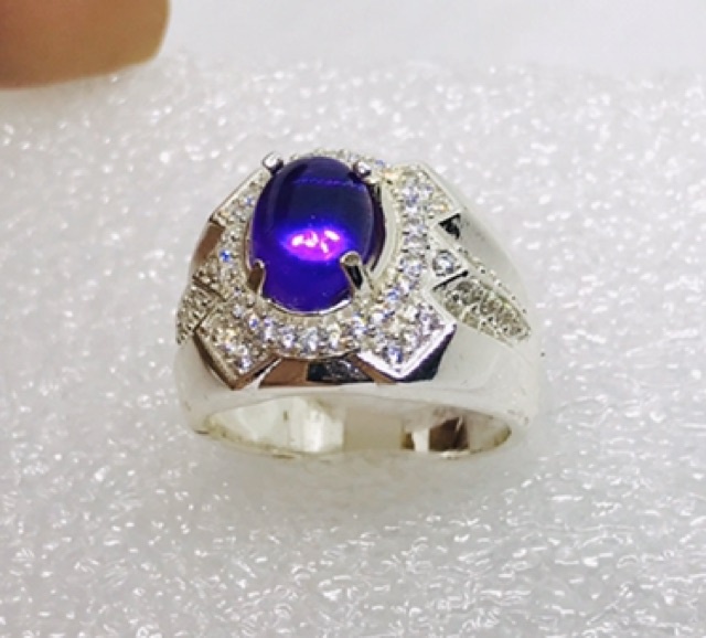 Cincin permata //cincin rubby//cicin pria//cincin cowok//cincin kecubung