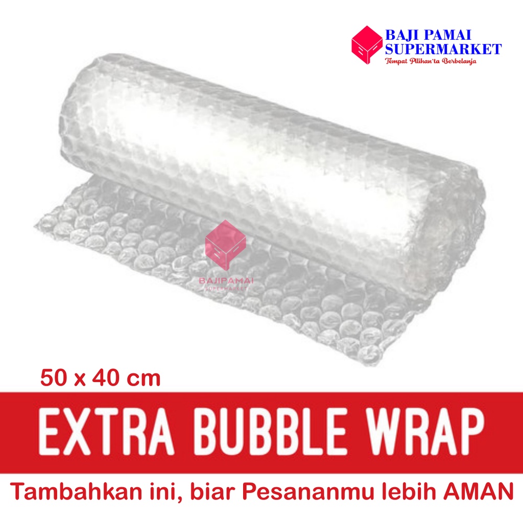 

EXTRA Bubble Wrap / ORDER INI! Supaya Pesananmu Lebih AMAN