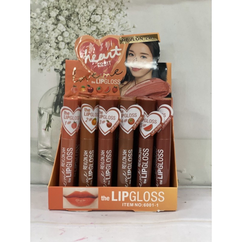 (12 PCS) LIPGLOSS REVLON LOVE ME HEART FRUIT