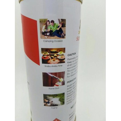 Refil Gas Butane Kompor Camping/Kepala Korek Super Cook 235G Murah