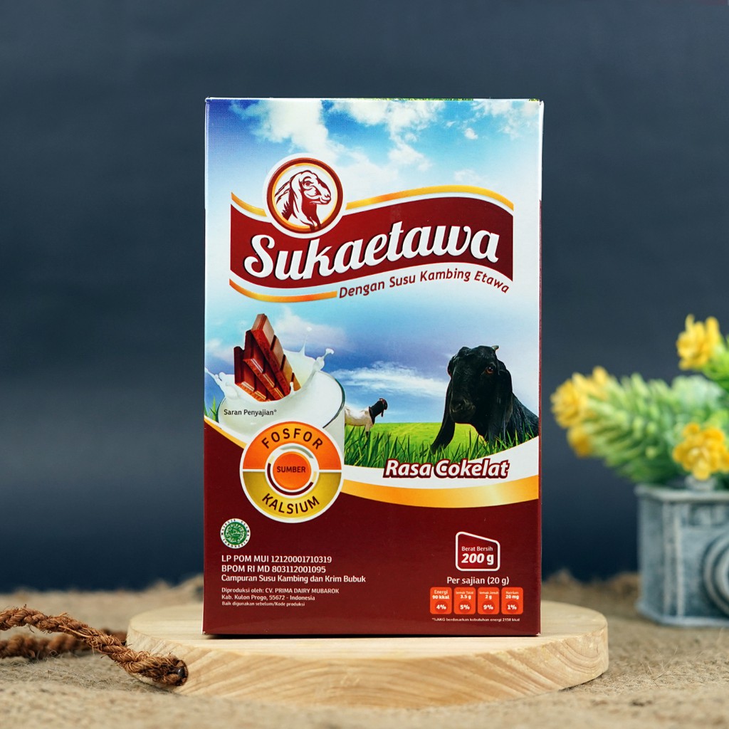 

Susu kambing Sukaetawa 200gr Alfa Herbal (coklat)