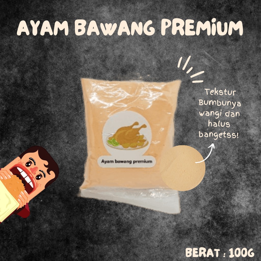 BUMBU TABUR AYAM BAWANG PREMIUM 100GRAM