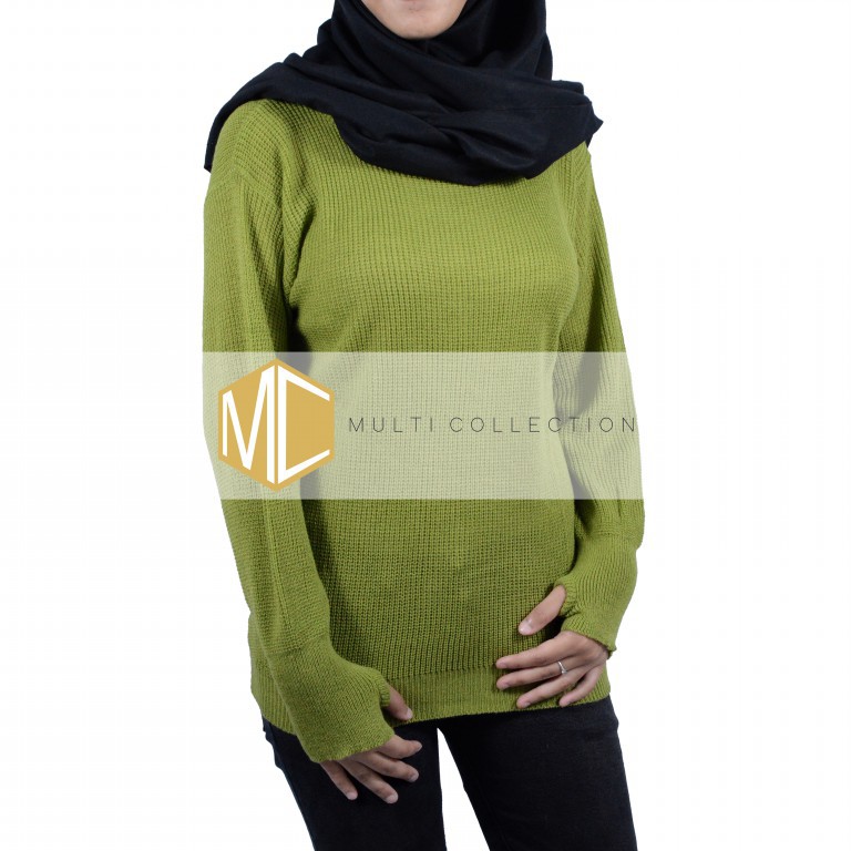 ROUNDHAND SWEATER / Sweater Roundhand / Atasan Rajut Wanita Rajut Halus / Baju Rajut / Sweater rajut-5