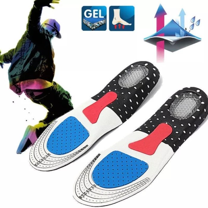 QUALITY Shoe pad silicone alas kaki sepatu gel / insole dalam sepatu sneaker