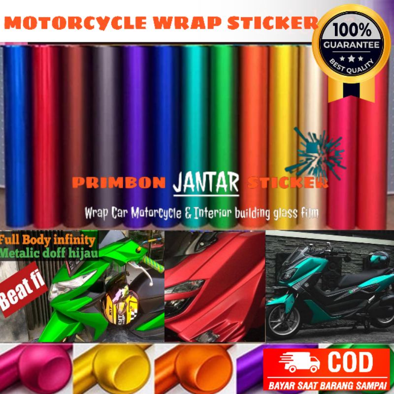 Jual Sticker Skotlet Motor Mobil Metalik Krom Doff Mpm Mett Chrom Doff Mengkilap Merk Infinty