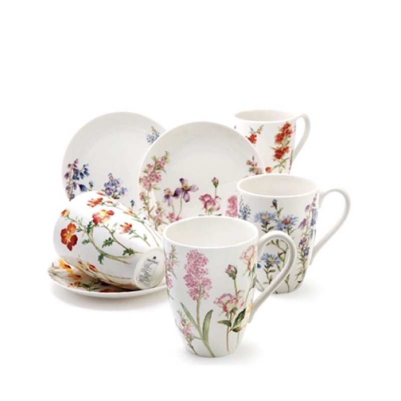 Saint James Continental Mug and Saucer Set Seasons St James Gift