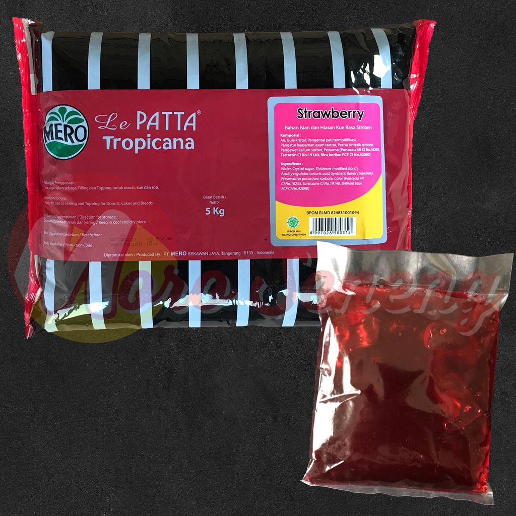 Selai Strawberry Le Patta Tropicana - Mero (Repack)