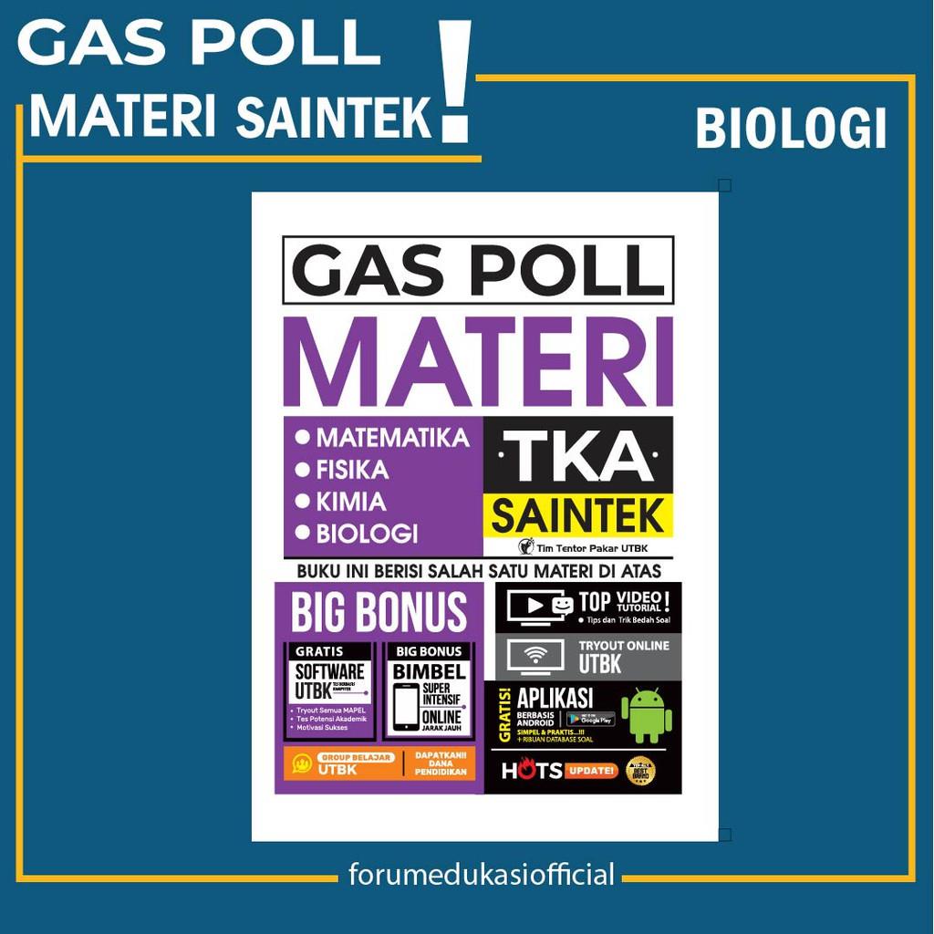 GAS POL Materi Terlengkap SBMPTN TKA SAINTEK PerMapel Matematika, Fisika, Kimia, dan Biologi-2