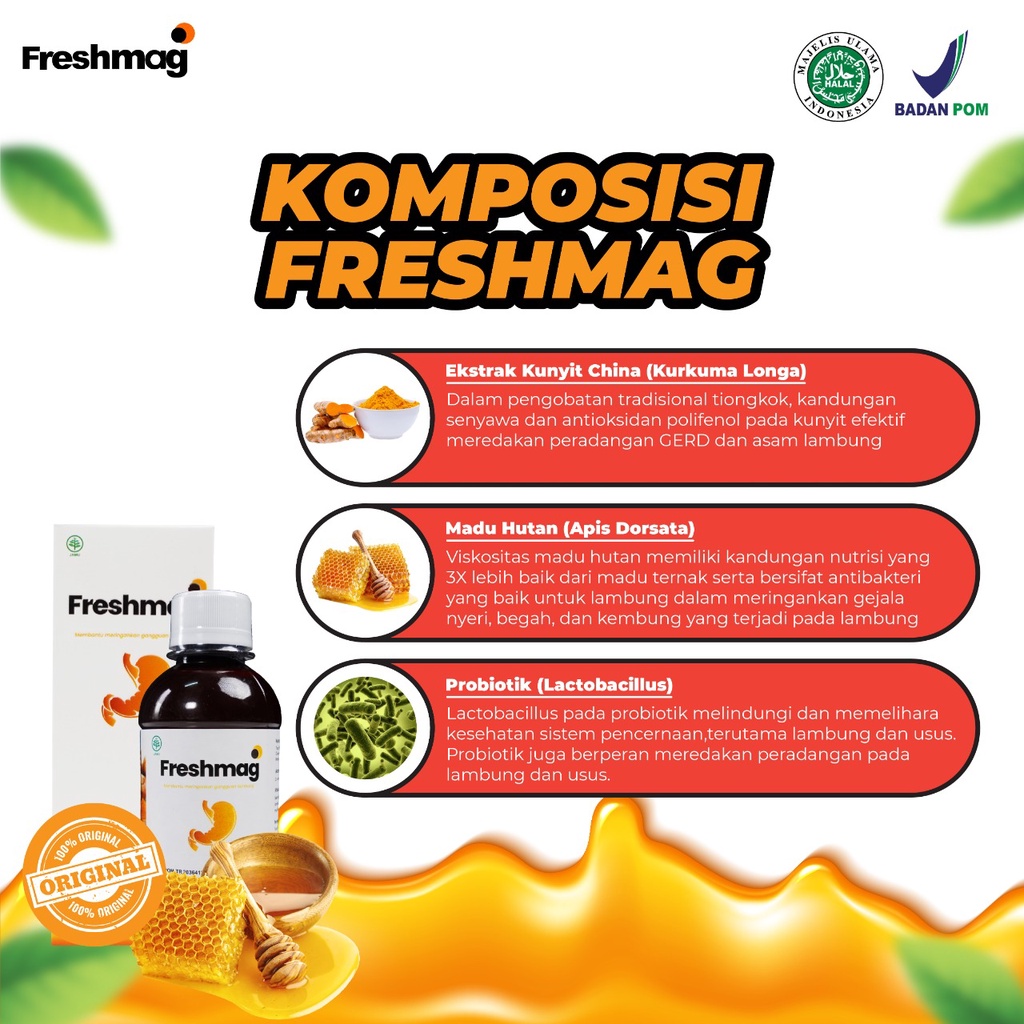 PAKET KRONIS 3 BOTOL FRESHMAG - Solusi Atasi Masalah Asam Lambung & Maag Kronis Menahun-3
