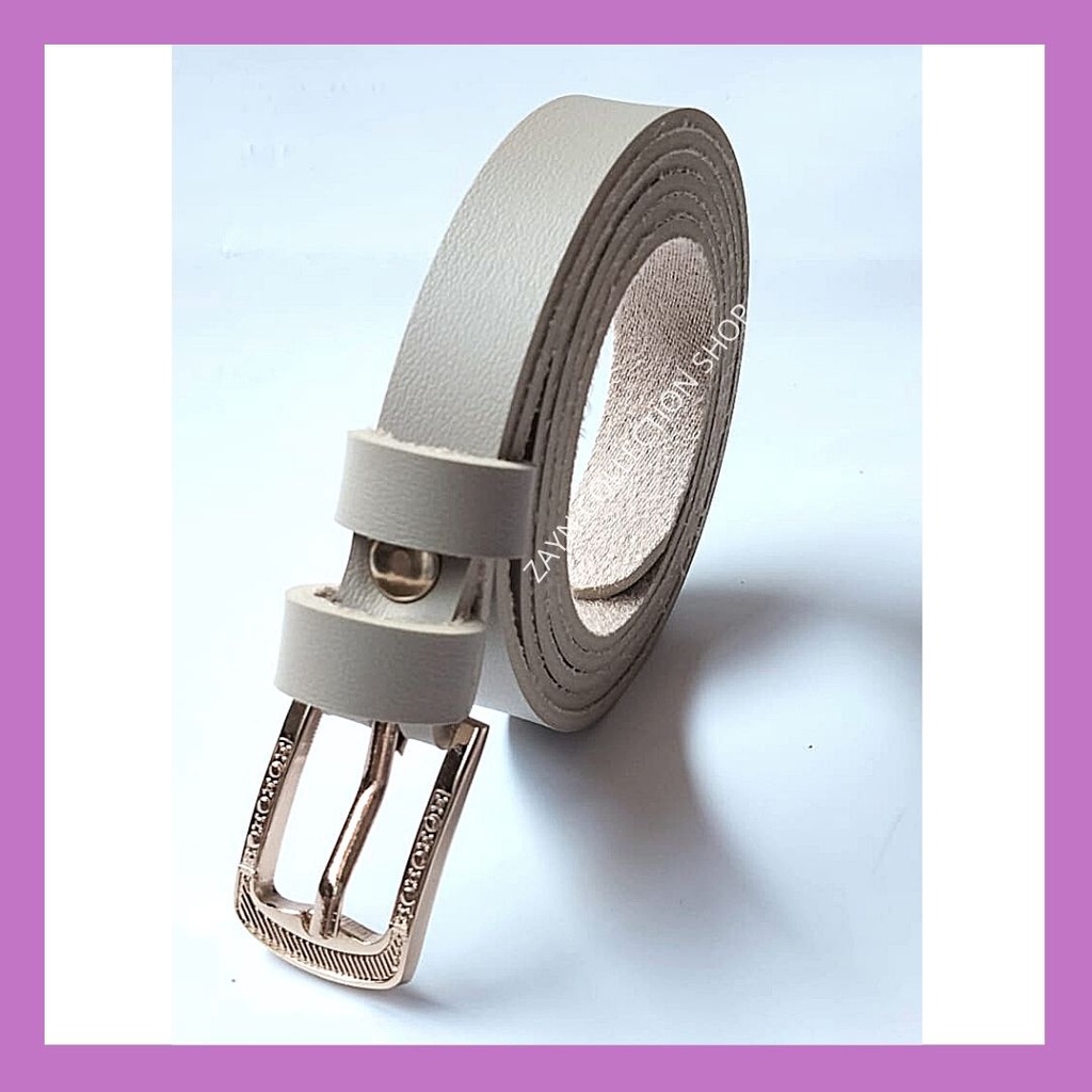 Ikat Pinggang Wanita Ring Belt Model Jarum  Aksesoris Fashion Korea Gesper Cewek Kecil Mini