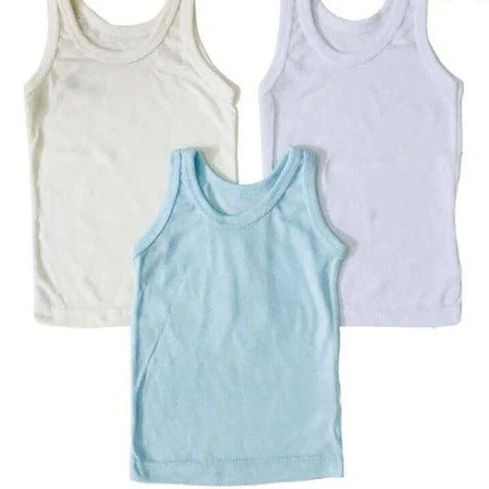 3 PCS ARUCHI Singlet Kutung Kaos Dalam Bayi BAJU BAYI NEWBORN Ukuran NB S M L SNI-7