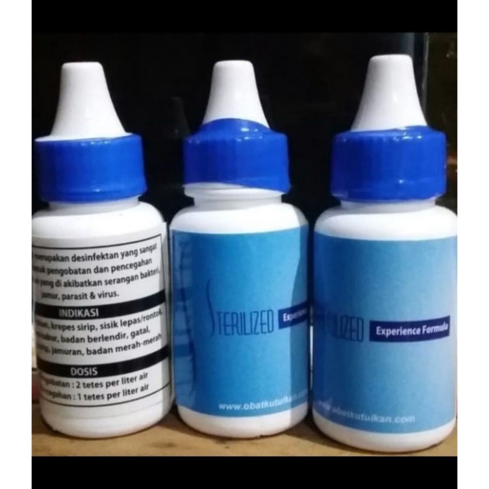 Sterilized Experienced Formula Obat Ikan Cupang KOI Arwana