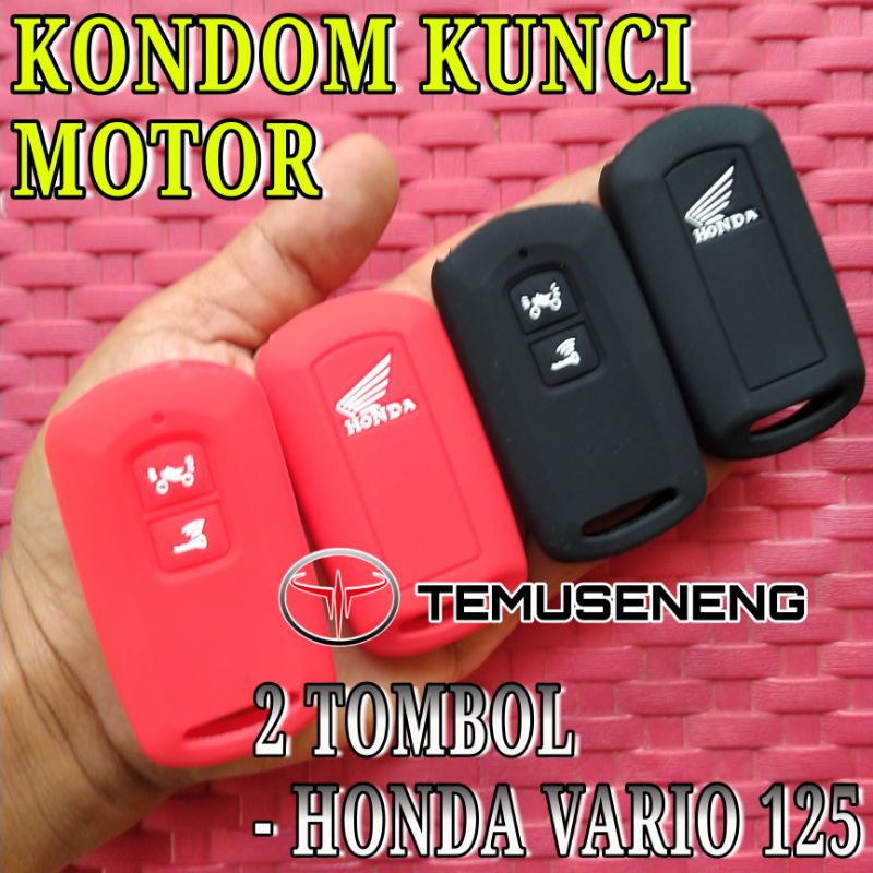 Kondom Kunci Motor Silicone Cover Remote Kunci Honda Vario 125 2 Tombol