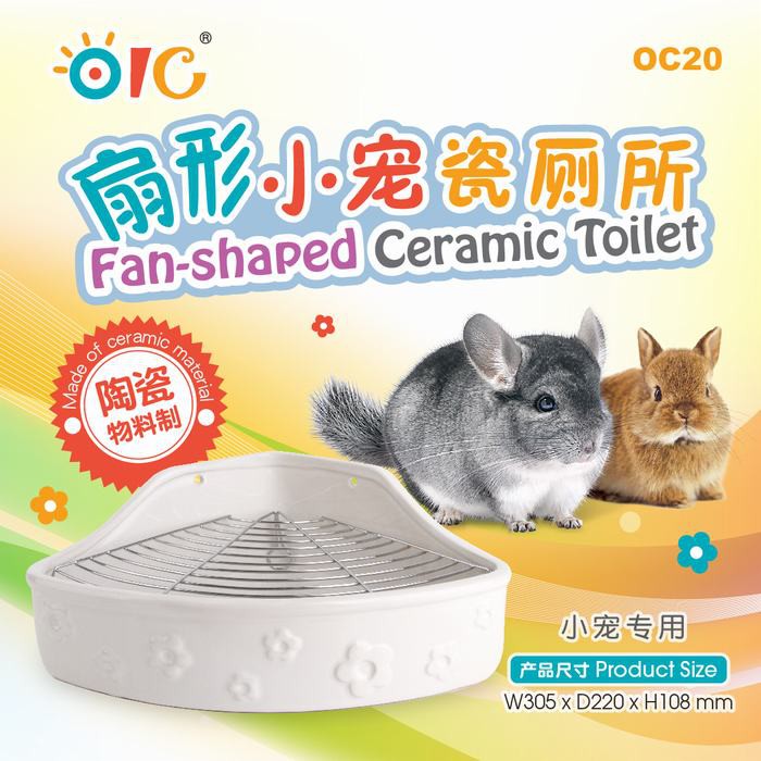 

Pet Republic PETLINK Ceramic Toilet ( Toilet Kelinci, Chincilla)