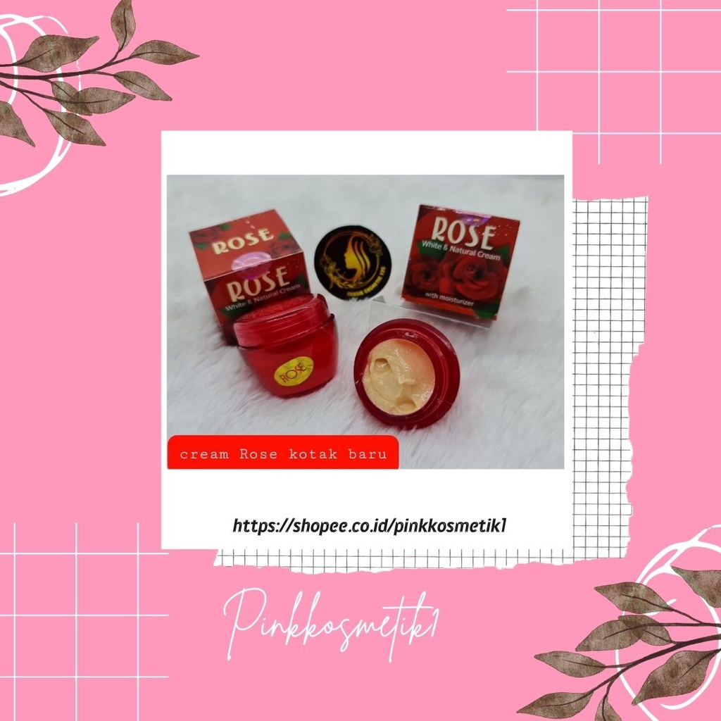 Crem Rose EMBOSS Ada Hologram /Asli krim Rose