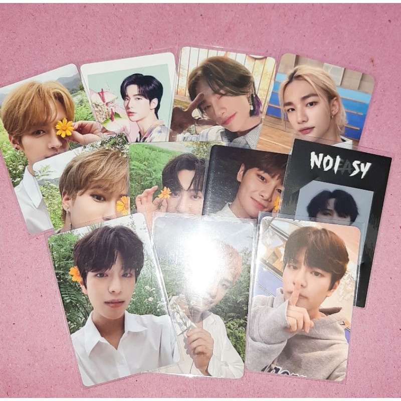 BUNDLE hyunjin noeasy denim stray kids skz photocard pc