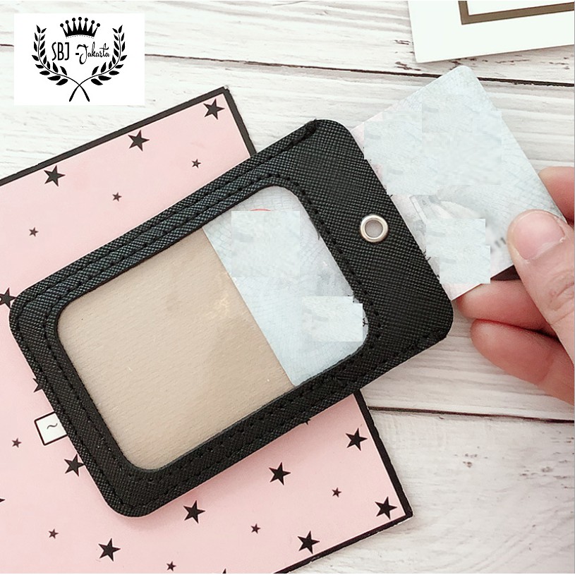 Tempat kartu / ID card / Tag holder Dengan tali strap / Card Holder Karakter Lucu