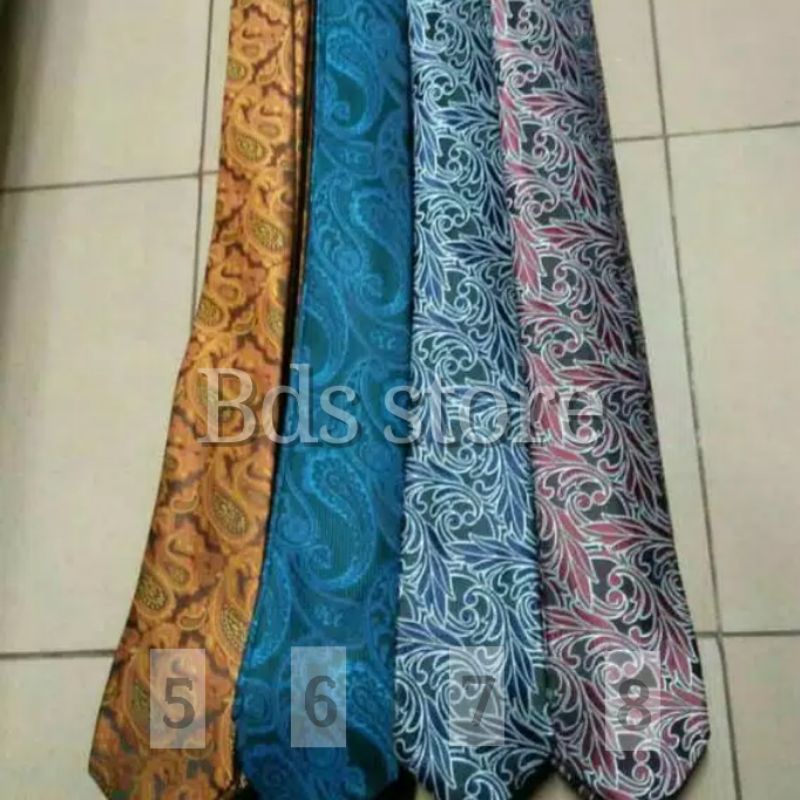 Dasi pria  motif batik uk 3 inch