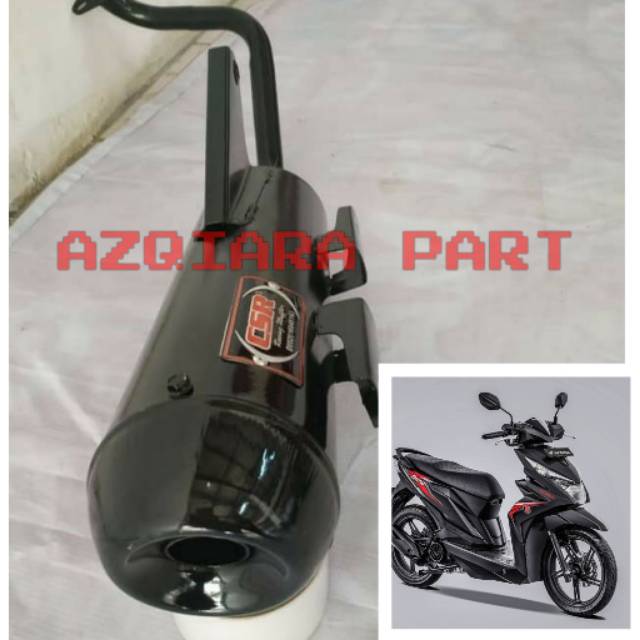 knalpot racing model standar bobokan beat fi / beat street