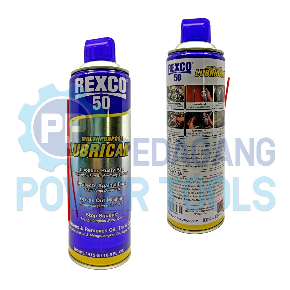 REXCO 50 500 ML PELUMAS ANTI KARAT SERBA GUNA PENETRAN MULTI LUBRICANT