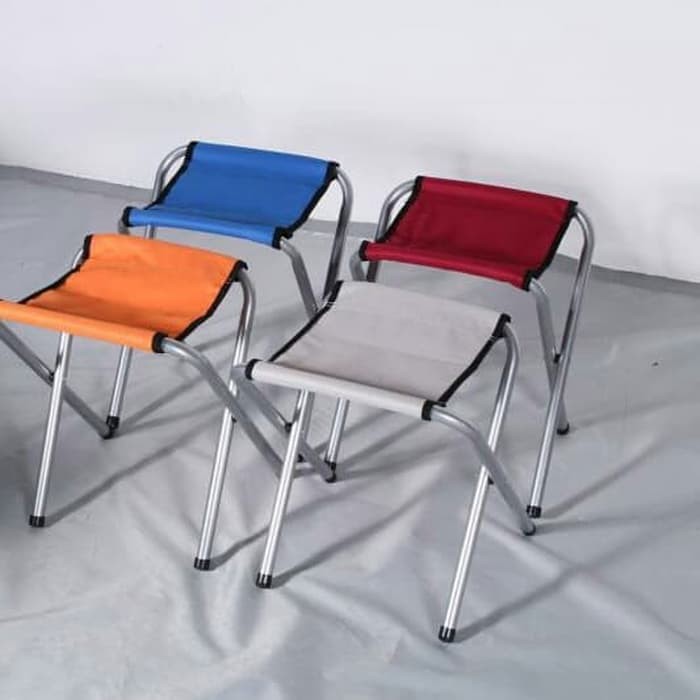 Kursi Lipat Portable Outdoor Folding Stool Bangku Kursi Lipat Portable Outdoor Folding Stool Bangku