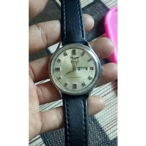 jam WINGO jadul manual wind/putar cecond