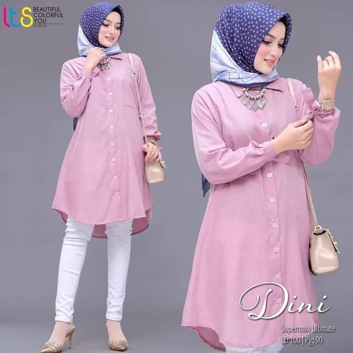Jual Baju Wanita Murah Original Dini Atasan Tunik Pakaian Wa Diskon