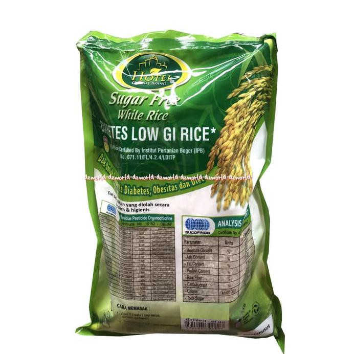 

HOTEL SUGAR FREE WHITE SUGAR DIABETES LOW GI RICE BERAS UNTUK DIABETES