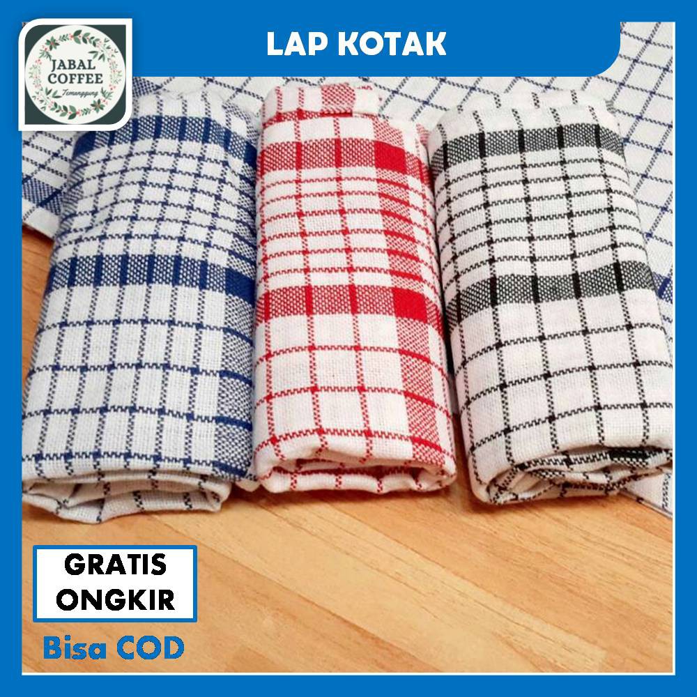 Lap Serbet Dapur Serbaguna / Serbet Lap Piring / Kain Lap Piring / Lap Tangan Kotak J39