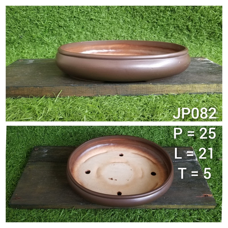 Pot keramik oval JP082