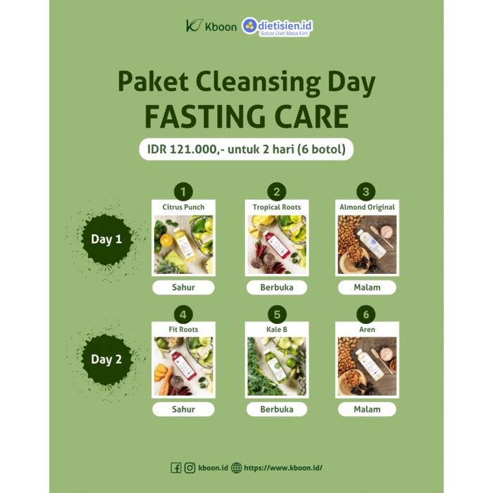 

Paket Cleansing Day Fasting Care