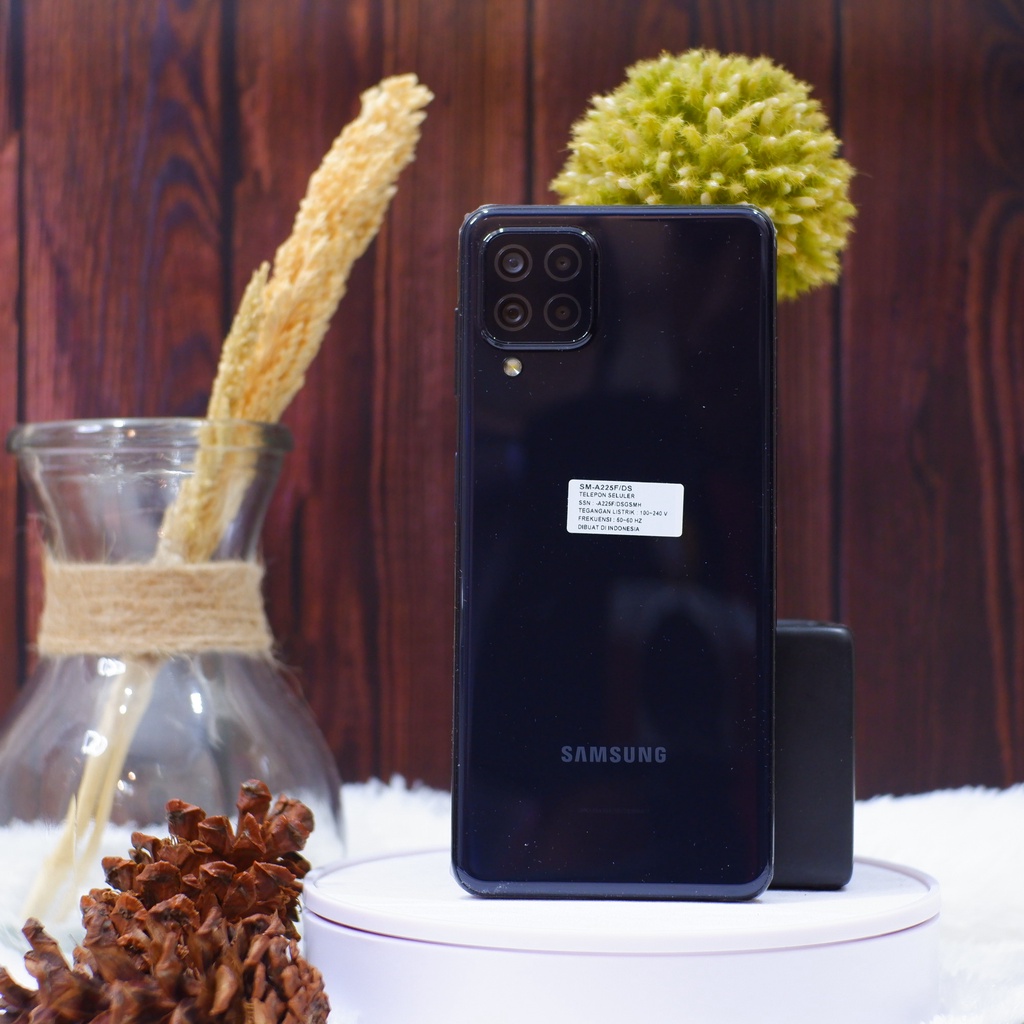Samsung A22 (4G) ram 6/128 Fullset - Hp Bekas Second MINUS RTK