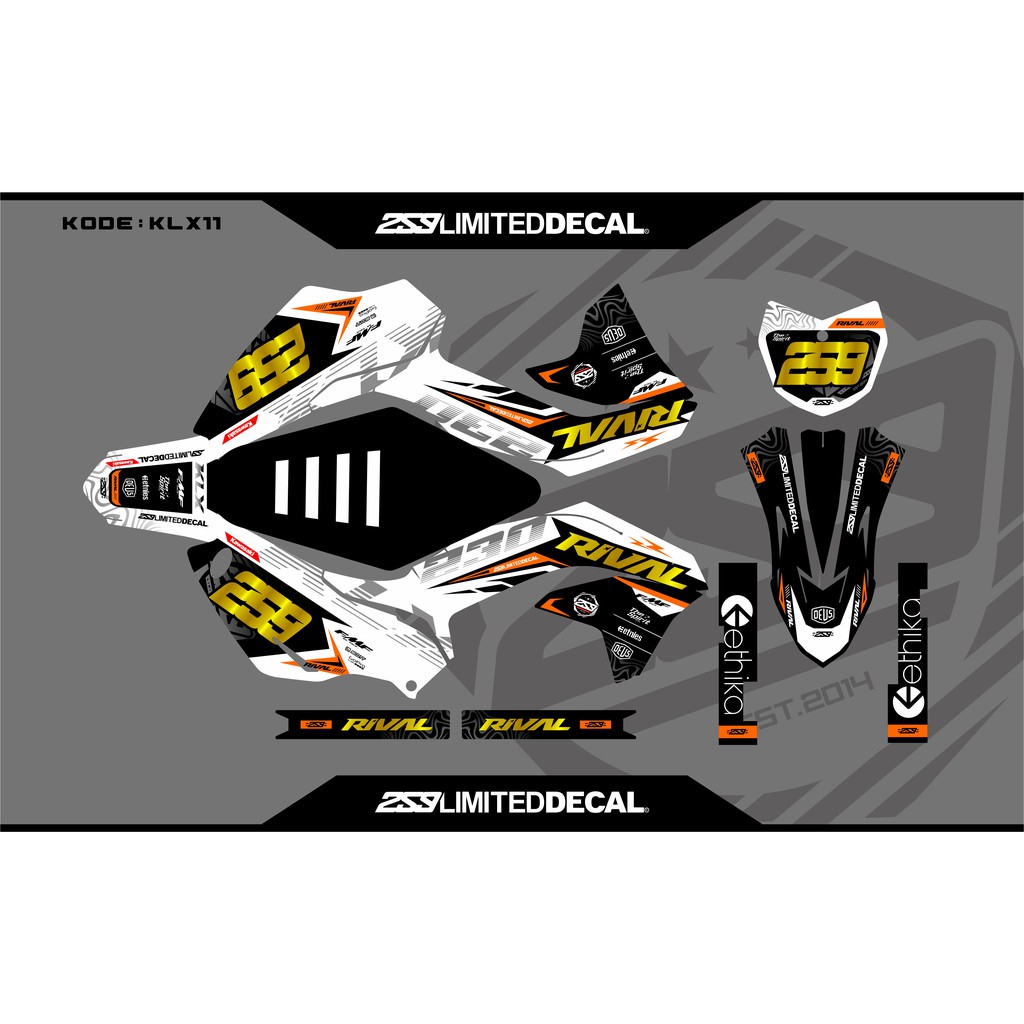 Decal Kawasaki KLX 150 BF SE Extreme | KLX11