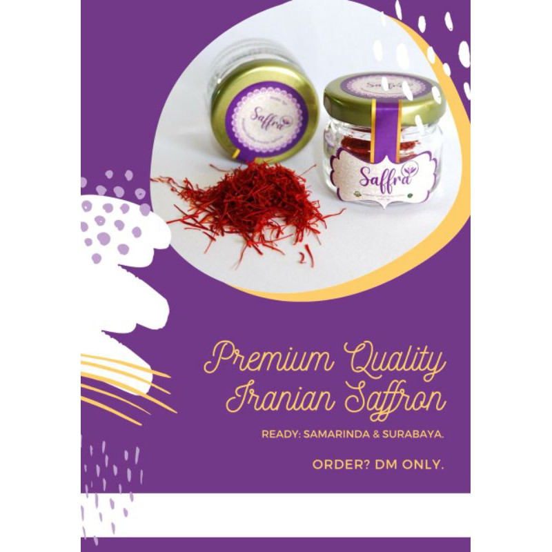 

PREMIUM QUALITY IRANIAN SAFFRON / SAFFRON