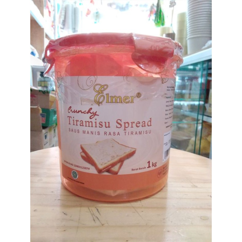 

Tiramisu SPREAD ELMER CRUNCHY 1kg