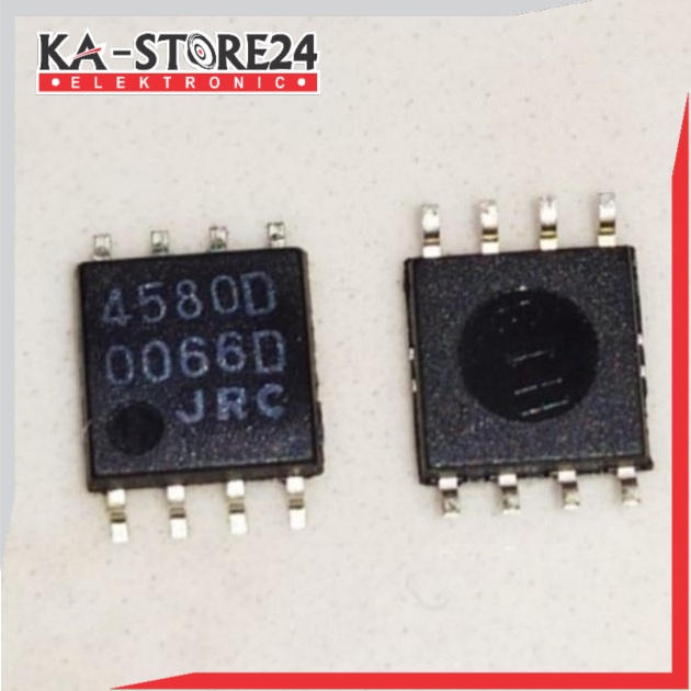 IC JRC4580D SMD JRC 4580 D Tempel Asli Ori Original