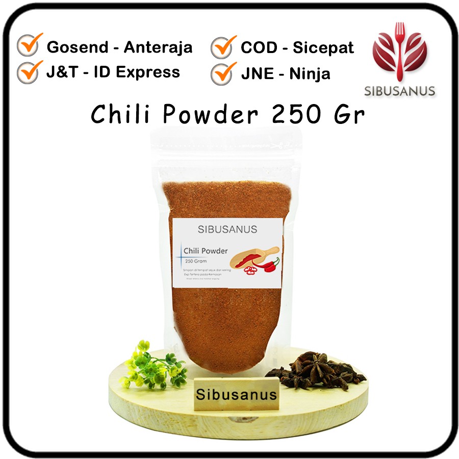 

Chili Powder - Bumbu Cabai - Bubuk Cabe - Cabe Bubuk 250 Gram