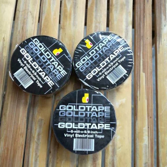 

Isolasi Hitam Listrik Goldtape Lakban Pvc Goldtape Vinyl Electrical Goldtape (Acb Berkah Stationery)