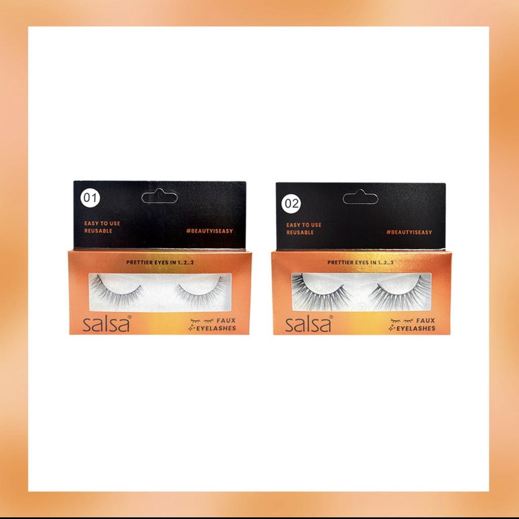 SALSA Faux Eyelashes - Bulu Mata Palsu Natural Fake Eyelash