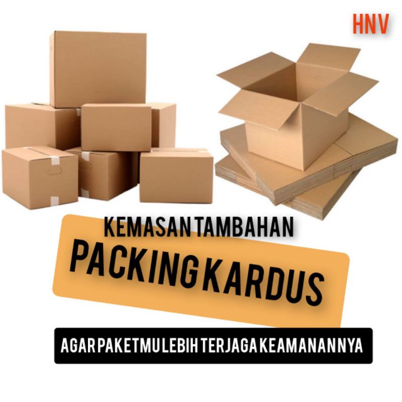 PACKING KEMASAN TAMBAHAN KARDUS + BUBLEWRAP FREE