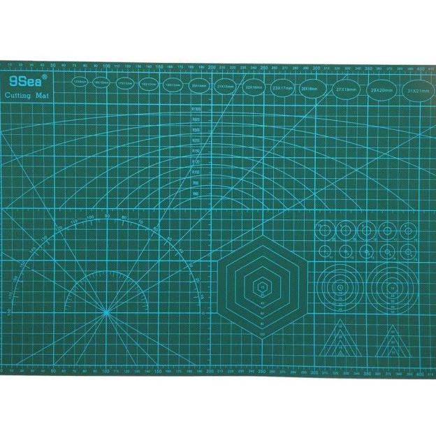 

Alas Cutter Meja 9Sea Work Cutting Mat Pad A3
