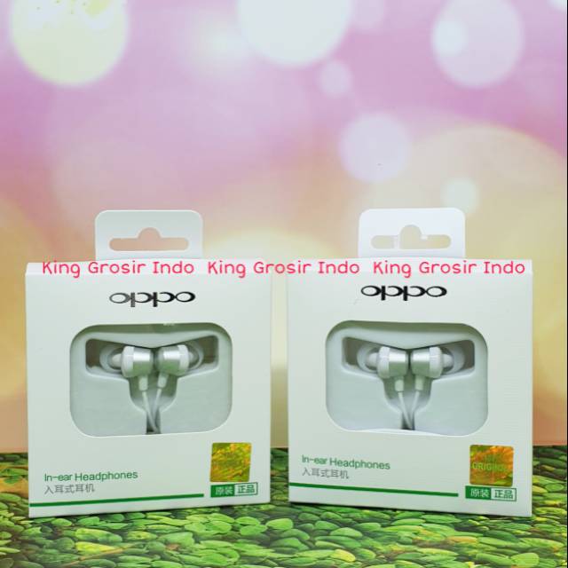 Headset Oppo MH 130 Karet Original 100% Type N1 Earphone Handsfree