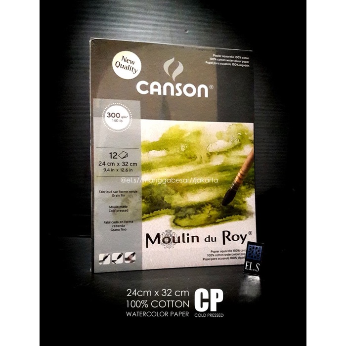 

Sketsagambar- Canson Moulin Du Roy Cold Pressed 24X32 -Buku-Gambar-Sketsa.