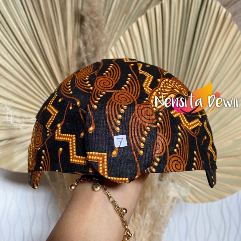 Blangkon Solo Jarik - Motif Lereng Kencono