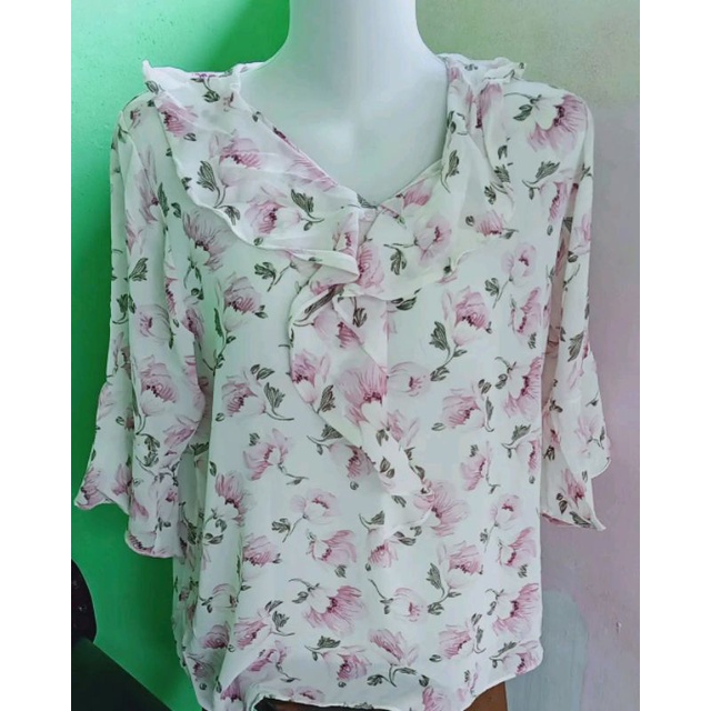Blouse Sifon Korean Style