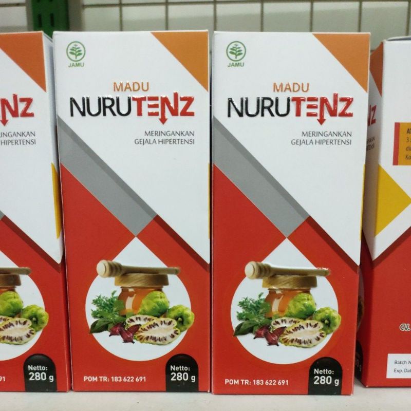 

Madu NURUTENZ Obat Herbal Penurun Tekanan Darah Tinggi Hipertensi Herbal Jantung Madu