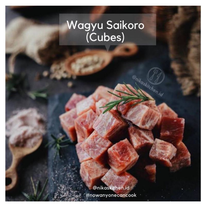 

Wagyu Cube (Saikoro) / 250gr