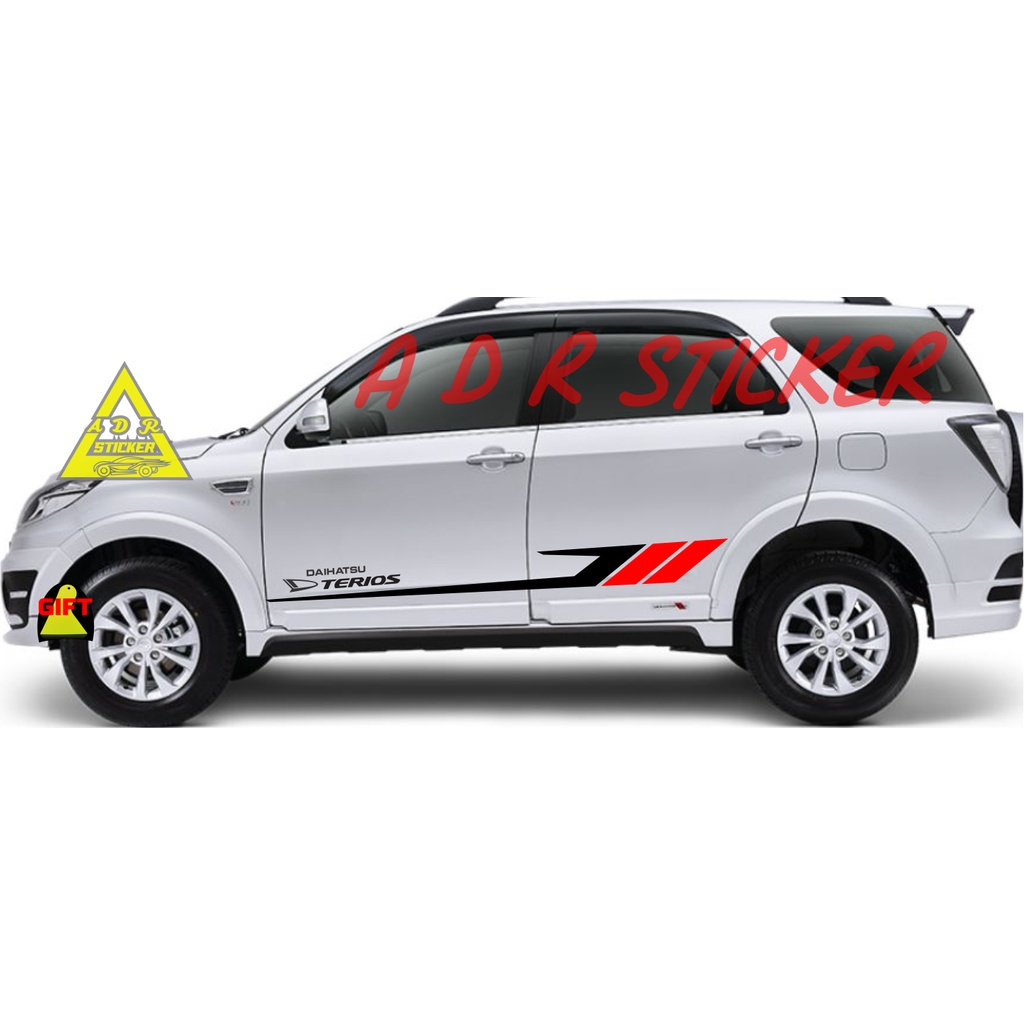 CUTTING STICKER STIKER MOBIL TERIOS STRIPING STICKER MOBIL DAIHATSU TERIOS